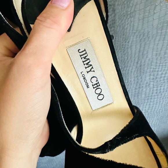 Jimmy Choo Velvet Heels - Picture 3 of 5